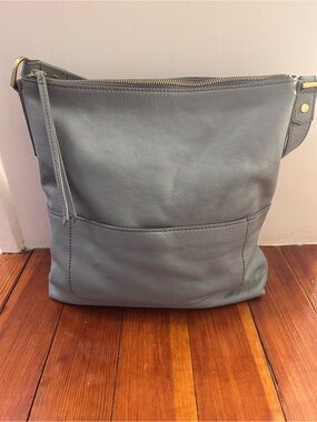 Fossil Amelia Hobo Crossbody Chambray